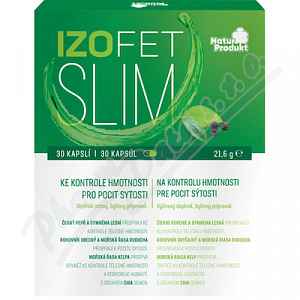 Naturprodukt Izofet Slim ke kontrole hmotnosti 30 kapslí