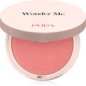 PUPA Milano Wonder Me Natural Effect Blush kompaktní tvářenka pro přirozený vzhled odstín 004 True Love - Matt 4 g
