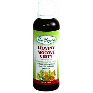 Ledviny-močové cesty Bylinné kapky Dr.Popov 50ml