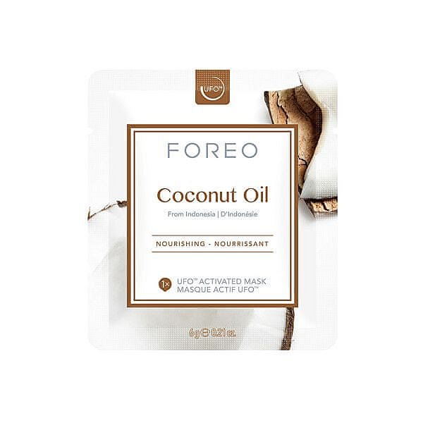 Foreo Plátýnková maska Coconut Oil 3x6g