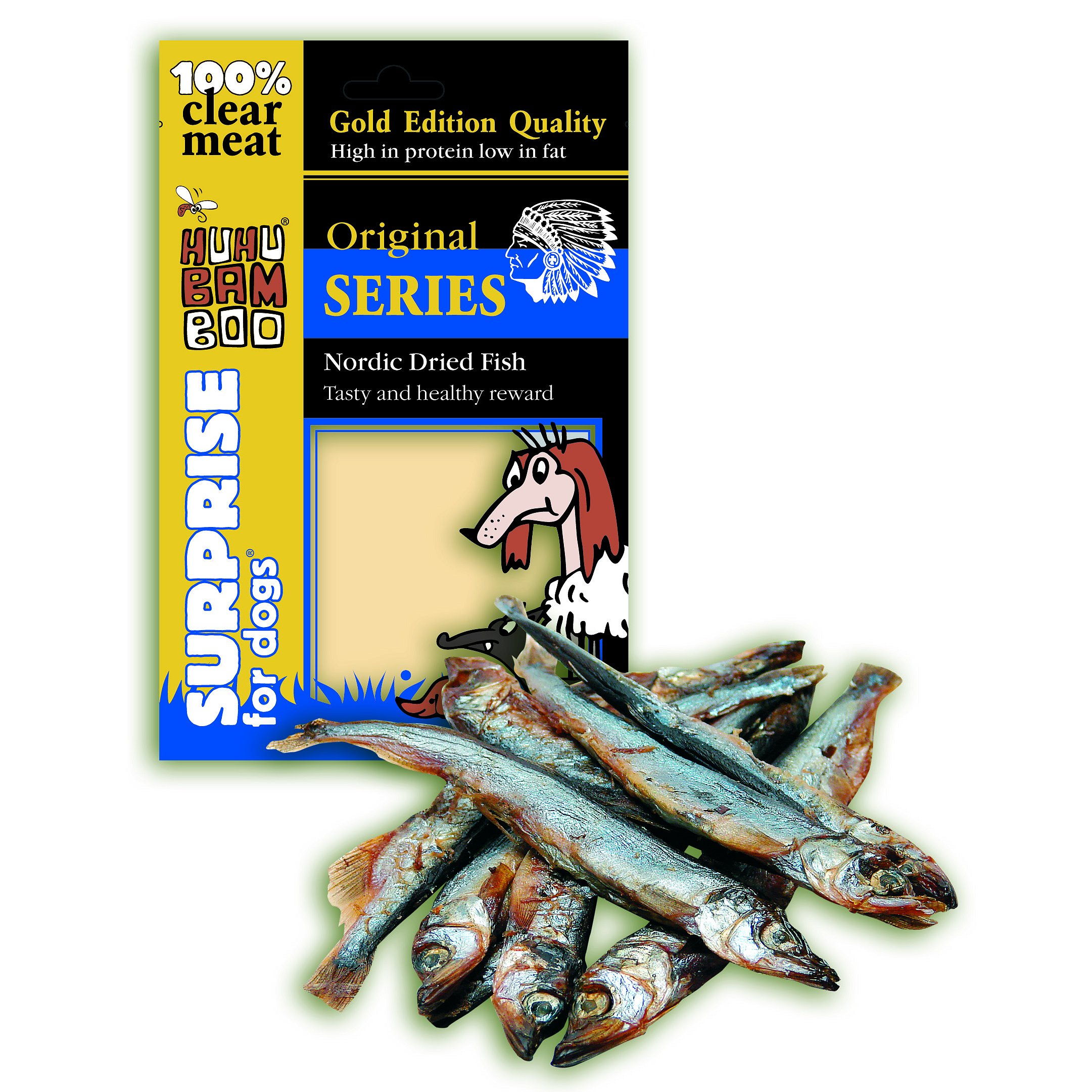 Huhubamboo Gold Edition Quality - Sušené rybičky 60g