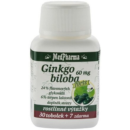 MedPharma Ginkgo biloba 60mg Forte 37 tobolek