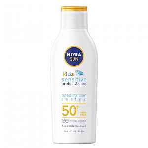 NIVEA SUN Dětské mléko opalov. Sensit. OF50+ 200ml