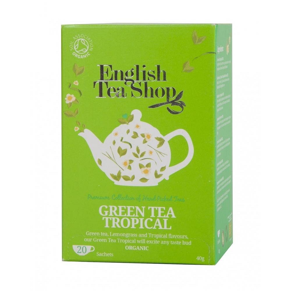English Tea Shop Bio Zelený Čaj Tropické Ovoce 20s.