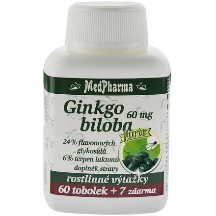 MedPharma Ginkgo biloba 60mg Forte 67 tobolek