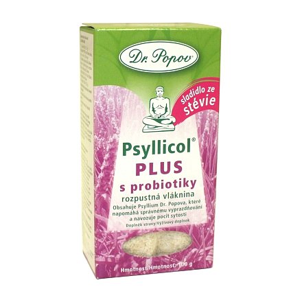 Psyllicol PLUS s probiotiky 100g Dr.Popov