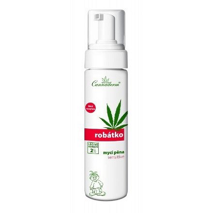 Cannaderm Robátko mycí pěna Sensitive 200ml