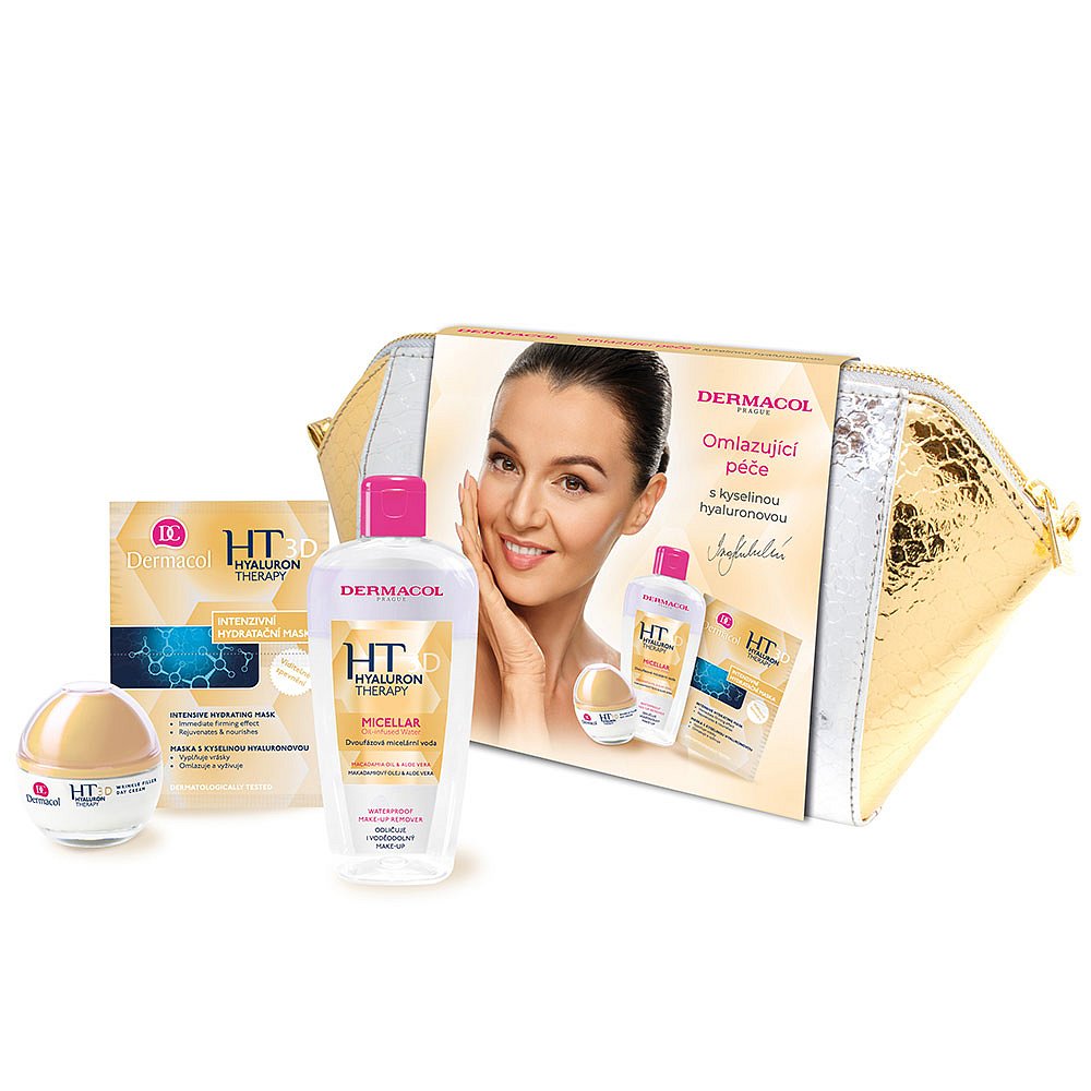 DERMACOL Dárkový balíček Hyaluron Therapy 2020 50 ml +  16 ml + 200 ml