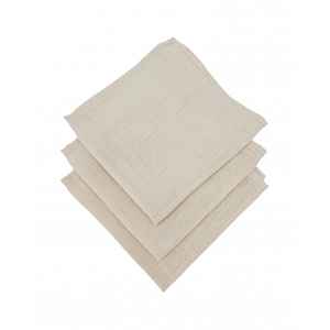 EKO Plenky mušelínové 3ks Latte 30x30 cm