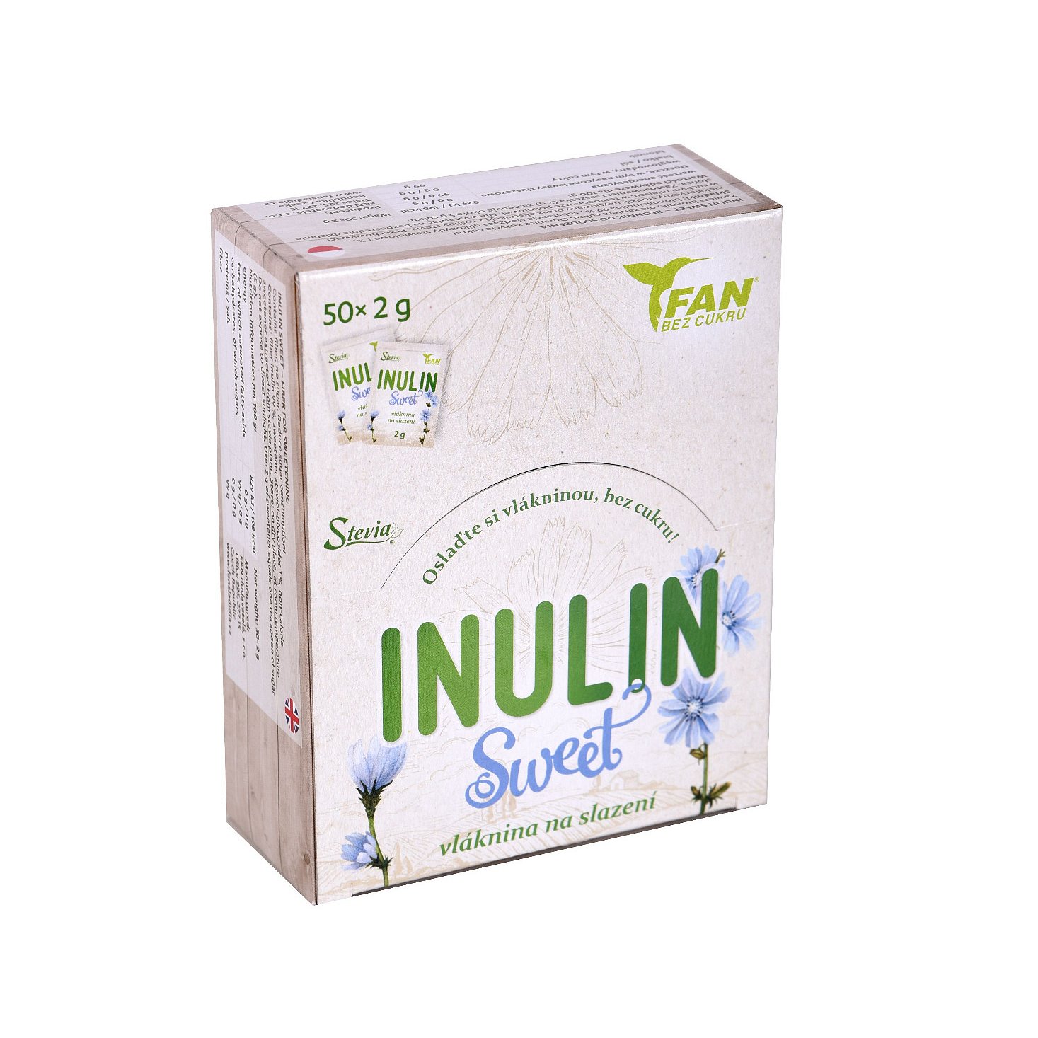 FAN Inulin Sweet vláknina na slazení 50x2 g