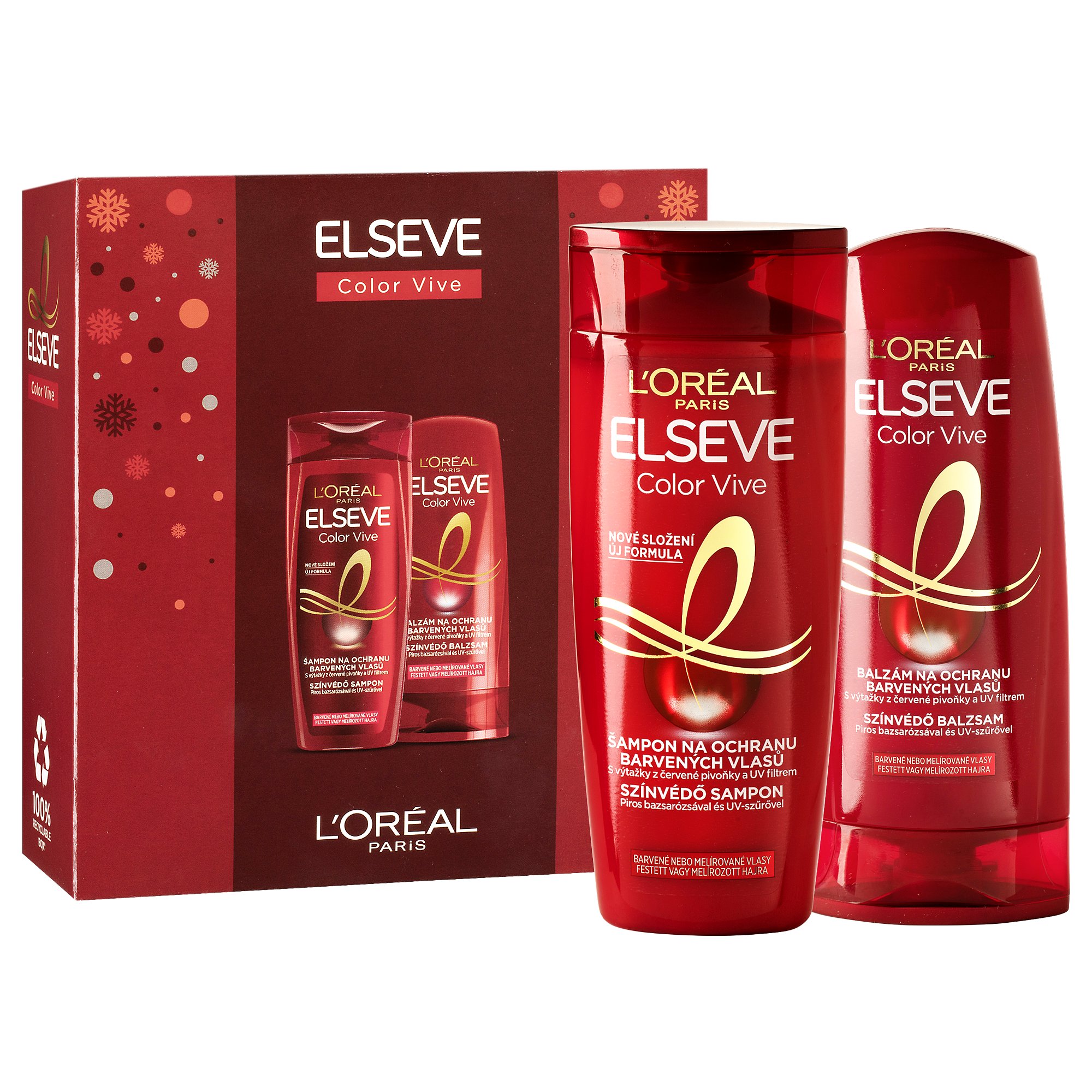 L'Oréal Paris Elseve Color Vive dárková sada pro barvené vlasy