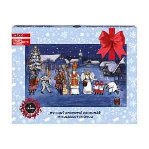 Leros Bylinný adventní kalendář Mikulášský průvod 24 sáčků