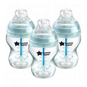 Tommee Tippee Kojenecká láhev C2N ANTI-COLIC 0m+ 260 ml 3 ks