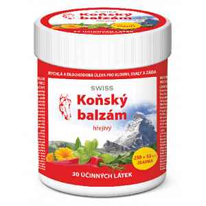 Koňský balzám SWISS hřejivý 250 + 50 ml