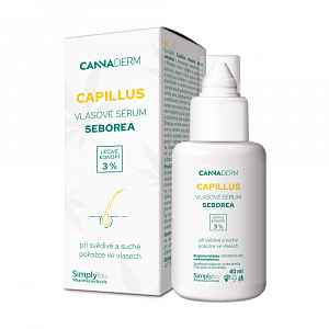 Cannaderm Capillus vlasové sérum seborea 40ml