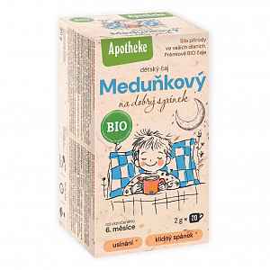 APHOTEKE Dětský Meduňkový čaj na dobrý spánek BIO 20 sáčků