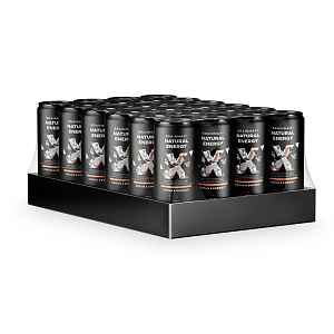 BrainMax Natural Energy, Broskev a marakuja, 24x250 ml