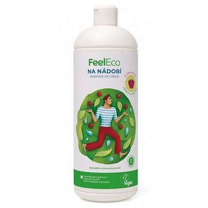 Feel Eco prostředek na nádobí Malina 1l