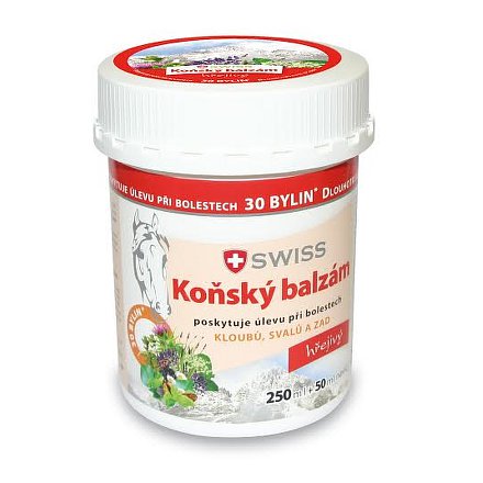 Koňský balzám SWISS hřejivý 250 + 50 ml