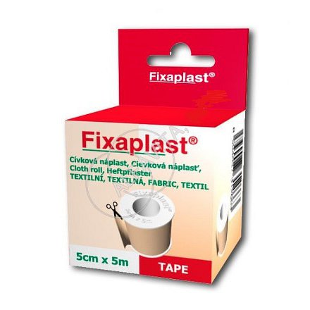 Náplast Fixaplast cívka 5cmx5m 1ks