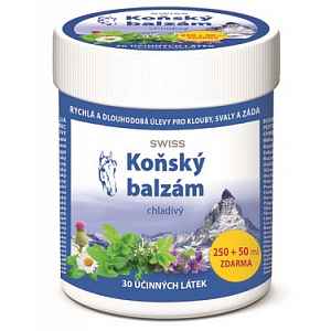 Koňský balzám SWISS chladivý 250 + 50 ml