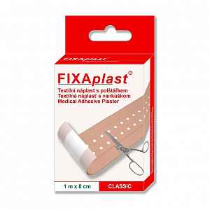 Náplast Fixaplast Classic 1mx8cm text.s polšt.