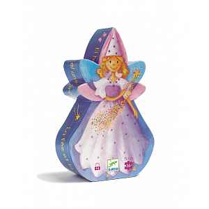 Djeco Puzzle Víla a jednorožec - 36 pcs