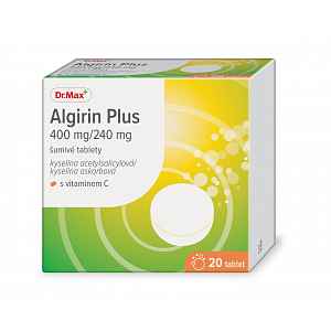 Dr. Max Algirin Plus 400 mg/240 mg 20 šumivých tablet