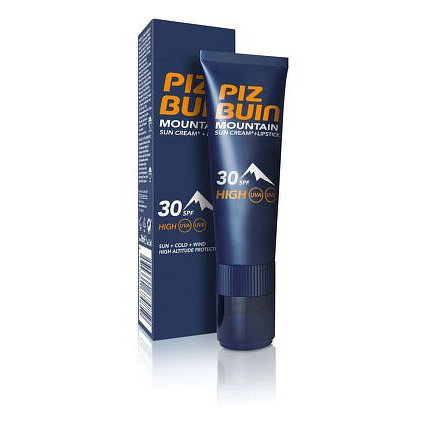 Piz Buin Mountain Krém na obličej+balzám na rty SPF30 20ml