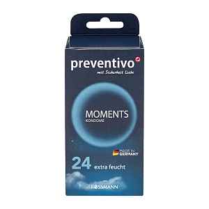 Preventivo Kondomy Moments s jemnou vůní 24 ks