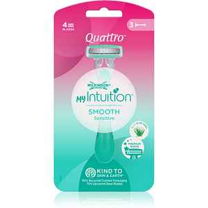 Wilkinson Sword My Intuition Quattro jednorázová holítka Smooth Sensitive 3 ks