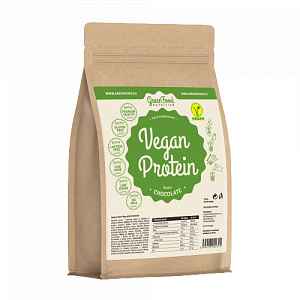 GreenFood Nutrition Vegan protein příchuť čokoláda 500g