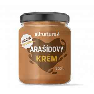 Allnature Arašídové máslo s mléčnou čokoládou 500g