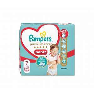 PAMPERS Kalhotky plenkové Premium Care Pants vel. 7 (27 ks) 17+ kg