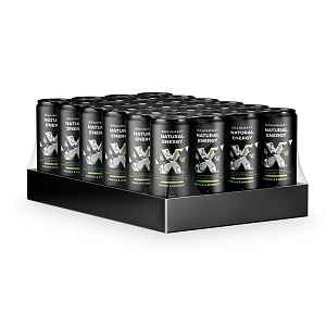 BrainMax Natural Energy, Jablko a limetka, 24x250 ml