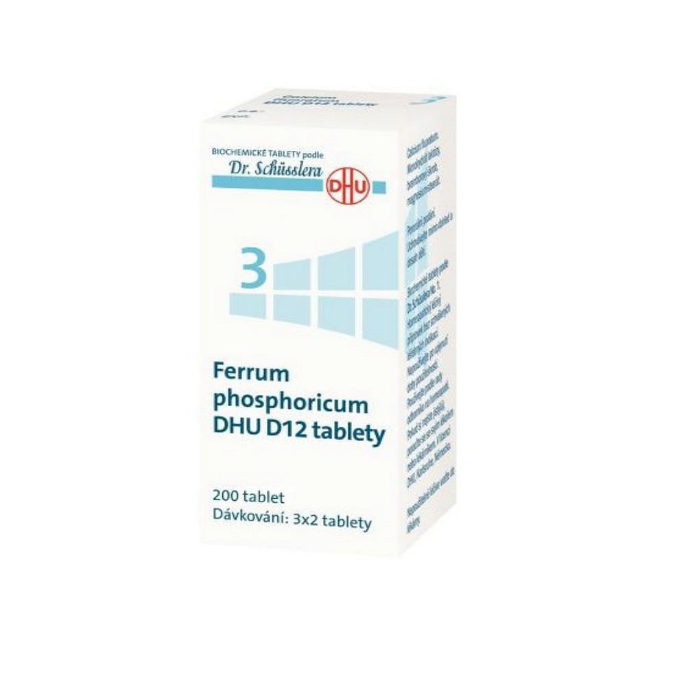 FERRUM Phosphoricum DHU D12 No.3 200 tablet