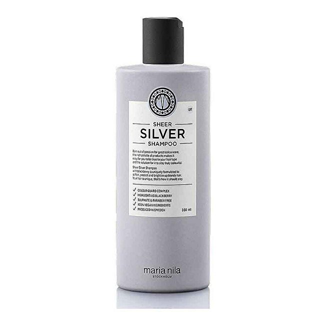Maria Nila Šampon neutralizující žluté tóny vlasů Sheer Silver  100 ml