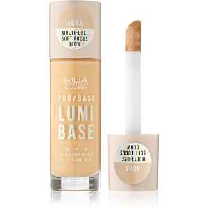 MUA Makeup Academy PRO/BASE Lumi Base rozjasňující podkladová báze pod make-up odstín Aura (Warm) 33 ml