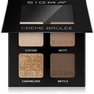 Sigma Beauty Quad paletka očních stínů odstín Crème Brûlée 4 g