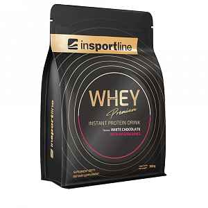 inSPORTline inSPORTline Protein WHEY Premium 700g bílá čokoláda s malinami
