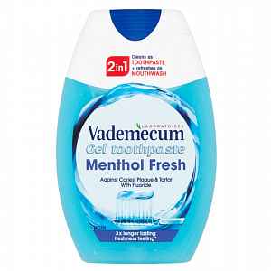 Vademecum 2v1 Menthol Fresh 75ml zubní pasta