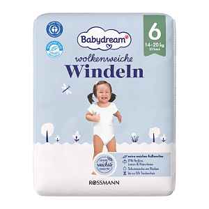 Babydream Pleny Premium Extra Soft XL, 14–20 kg, vel. 6 23 ks