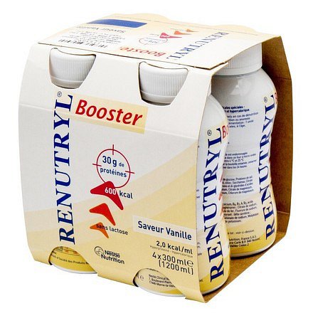Renutryl Booster Vanilková příchuť por.sol.4x300ml