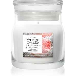 Yankee Candle White Spruce & Grapefruit vonná svíčka Signature 110 g