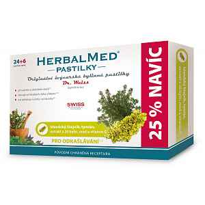 HerbalMed Dr.Weiss pasilky Isl.lišejník+tymián 24+6 ks