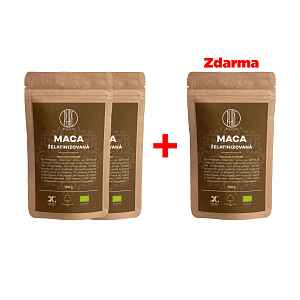 BrainMax Pure® Maca želatinovaná BIO prášek, 150 g, 2+1 ZDARMA