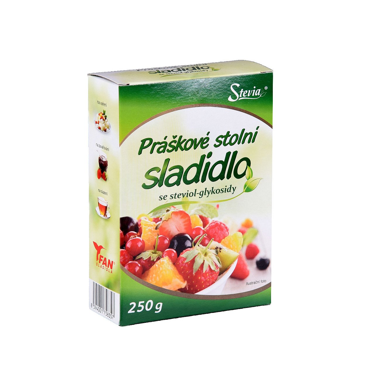 Stevia Práškové stolní sladidlo na bázi steviol-glykosidů 250 g