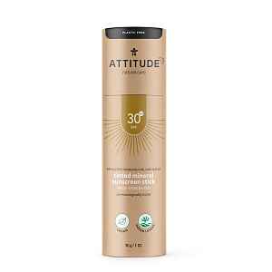 Bio Spectra tónovaná 100% minerální ochranná tyčinka na obličej a rty attitude 30 g