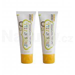 Jack N' Jill Organic Banana dětská zubní pasta 50 g dvojbalení