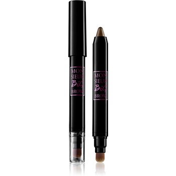 Lancôme Monsieur Big  Brow tužka na obočí se štětečkem odstín 02 Chesnut 1,5 g